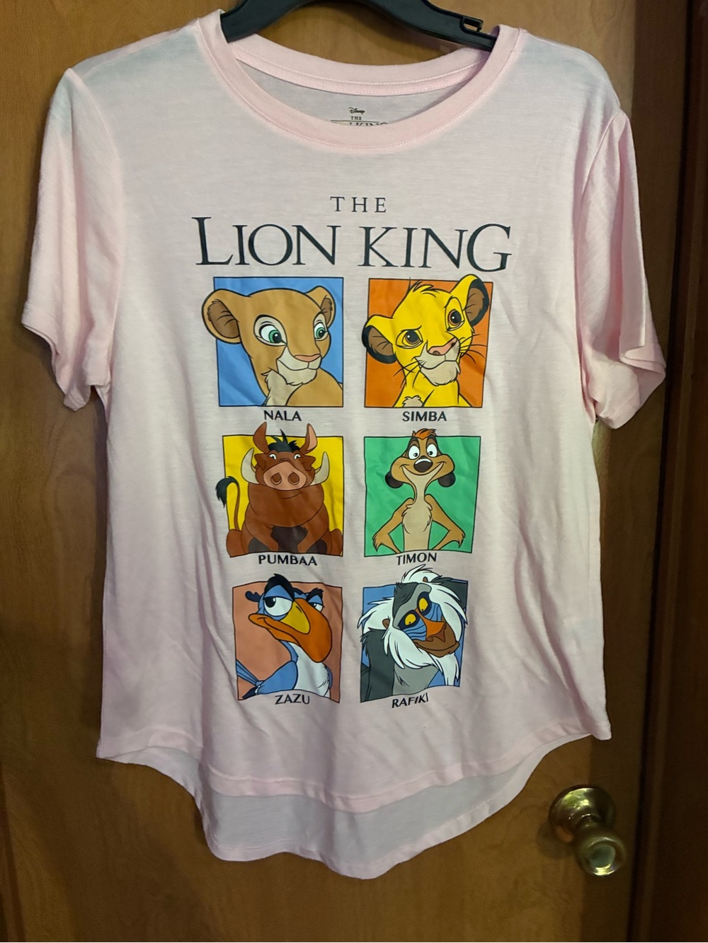 Disney The Lion King Pink Kids Graphic Tee XL
